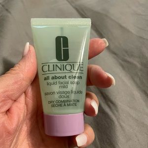 Clinique All About Clean Liquid Facial Soap. Travel size